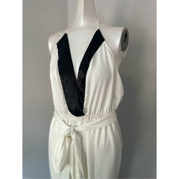 Ramy Brook Kayla Bead-Embellished Sleeveless Jumpsuit - Picture 6 of 11